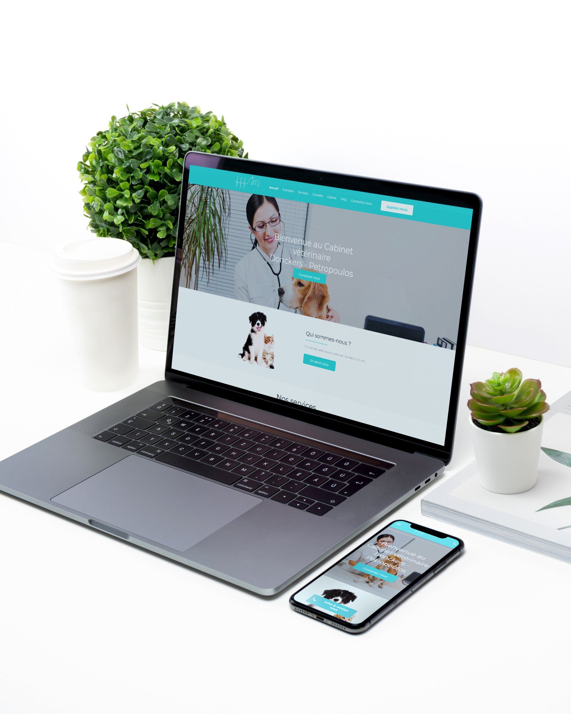 VERSUS Communication site internet Vétérinaire donckers Nivelles