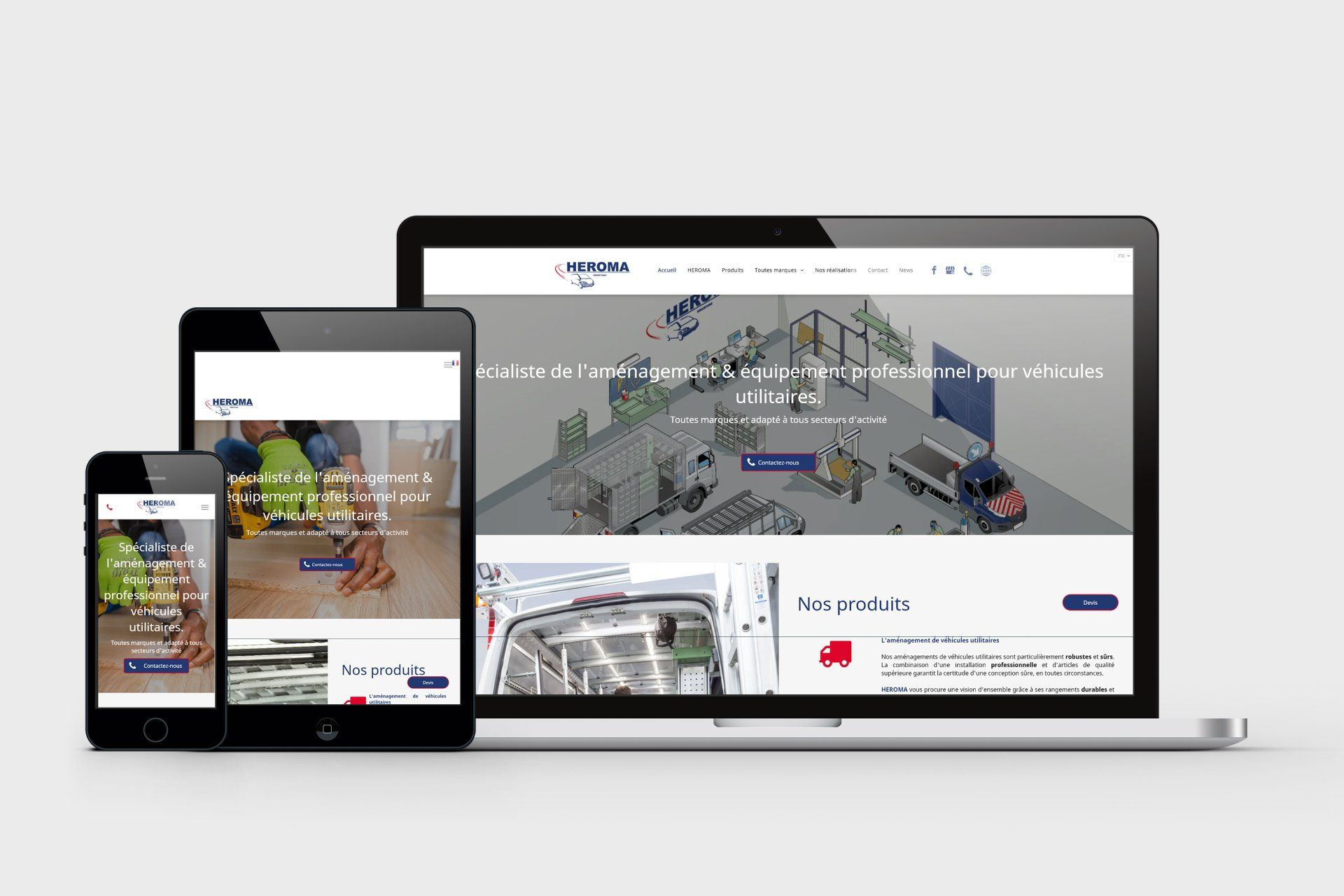 VERSUS Communication site internet Heroma Emptinne