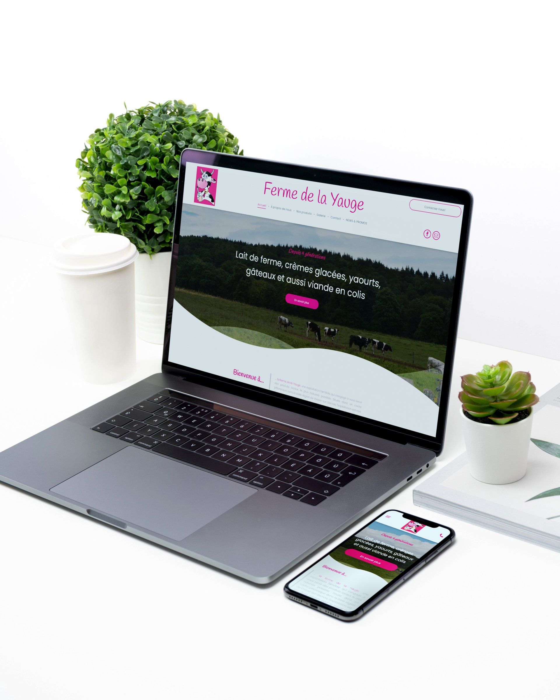 VERSUS Communication site internet Ferme de la Yauge Vresse-sur-Semois