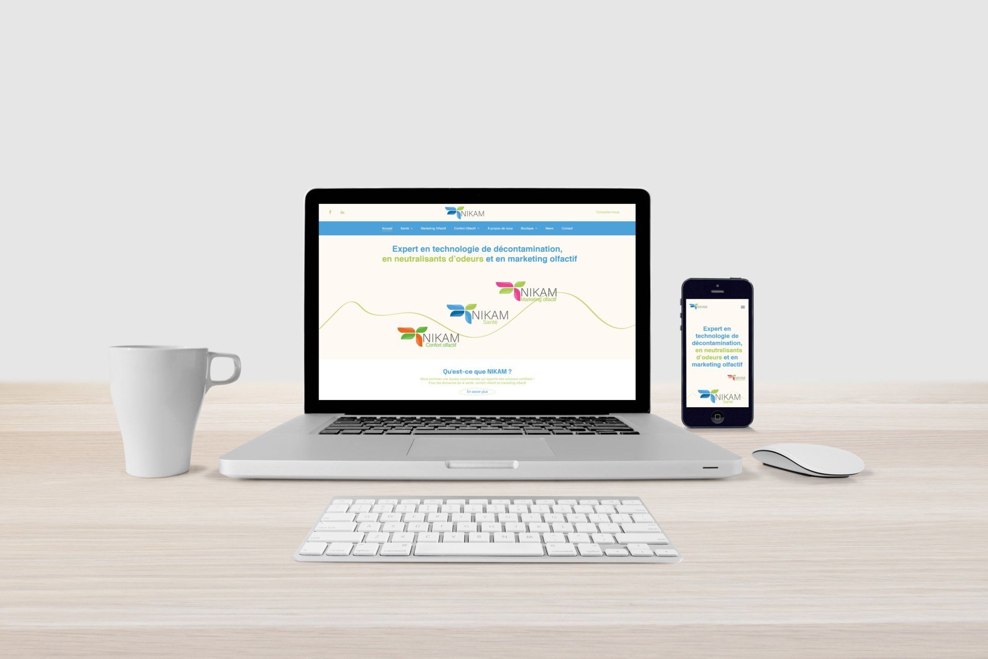 VERSUS Communication site internet Nikam Rebecq