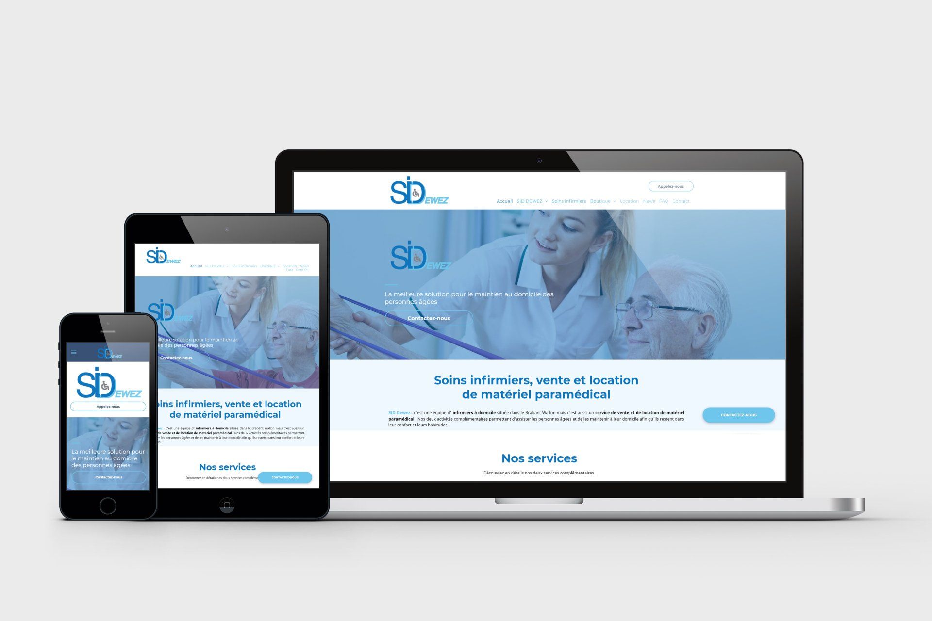 VERSUS Communication site internet Sid Dewez Walhain