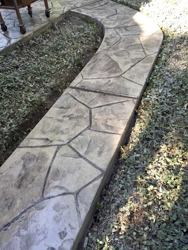 Stamped concrete