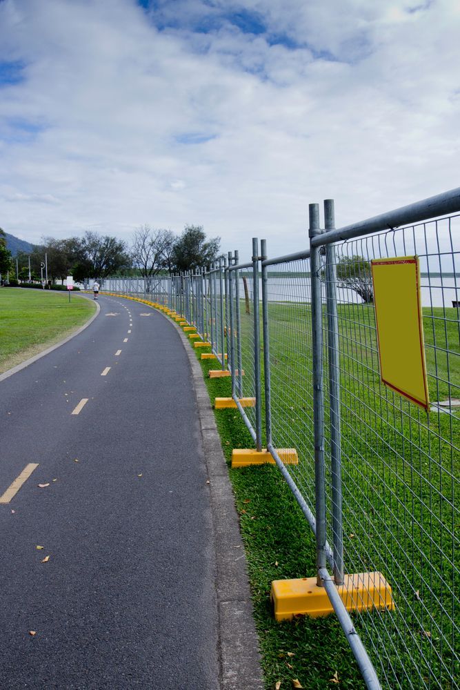 A City Path Lined With Construction Fencing  — Roof Safety Systems in Sandgate, NSW