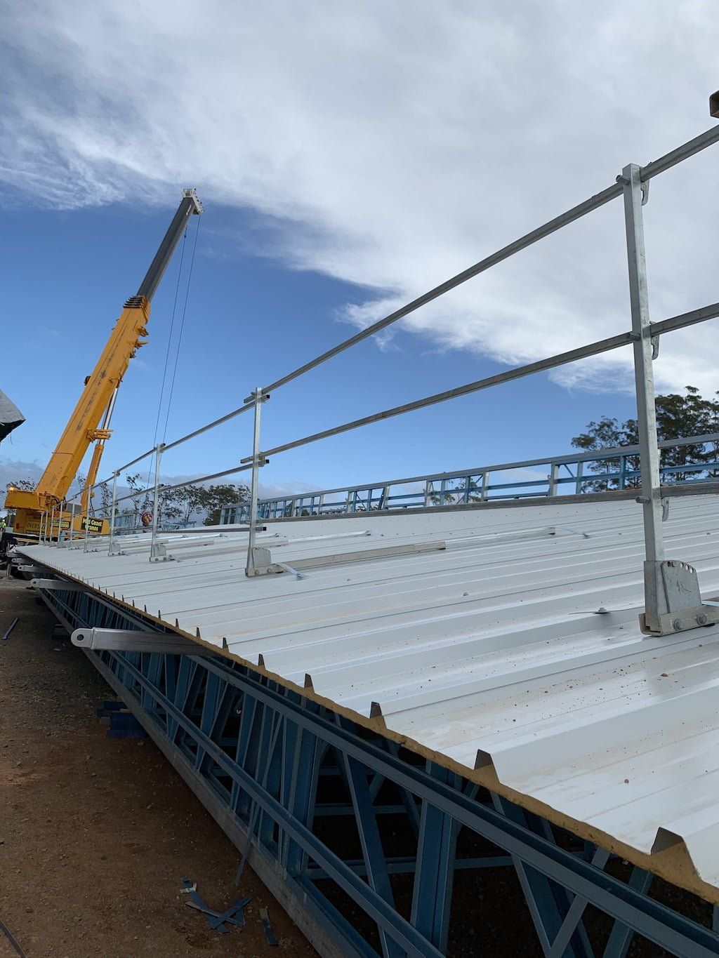 Safety Railings On Site — Roof Safety Systems in Western Sydney, NSW