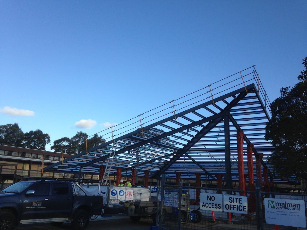 Construction Site — Roof Safety Systems in Western Sydney, NSW