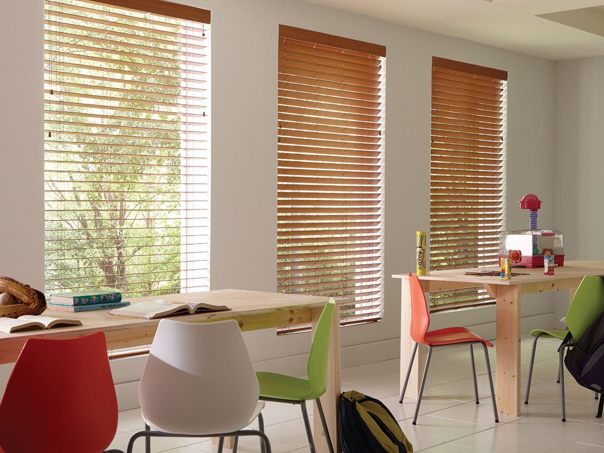 Faux Wood Blinds — Wenatchee, WA — Miniblinds & More