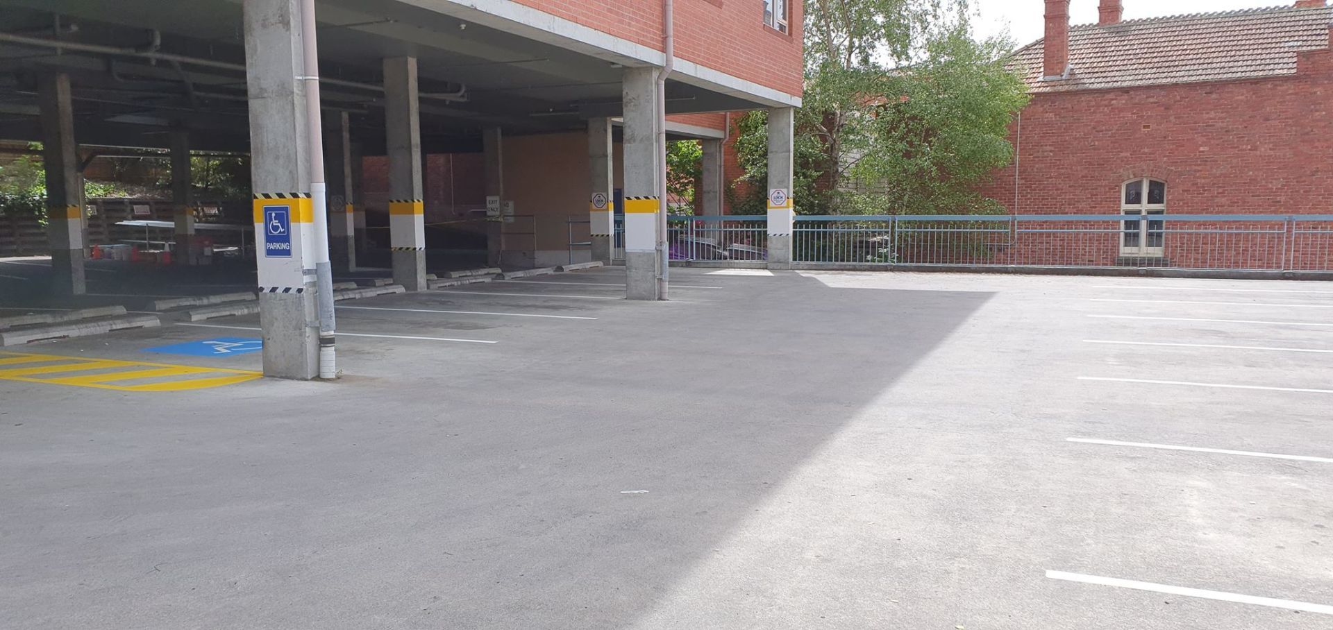 Reserved Space Markings