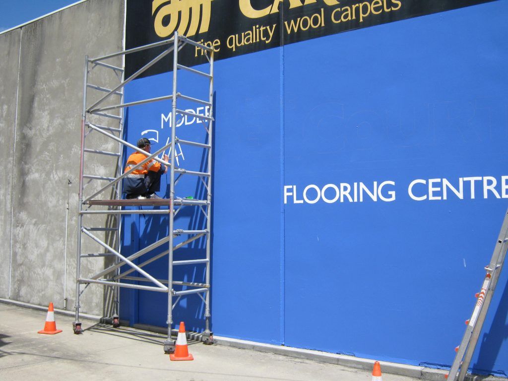 Wall Hand Signwriting