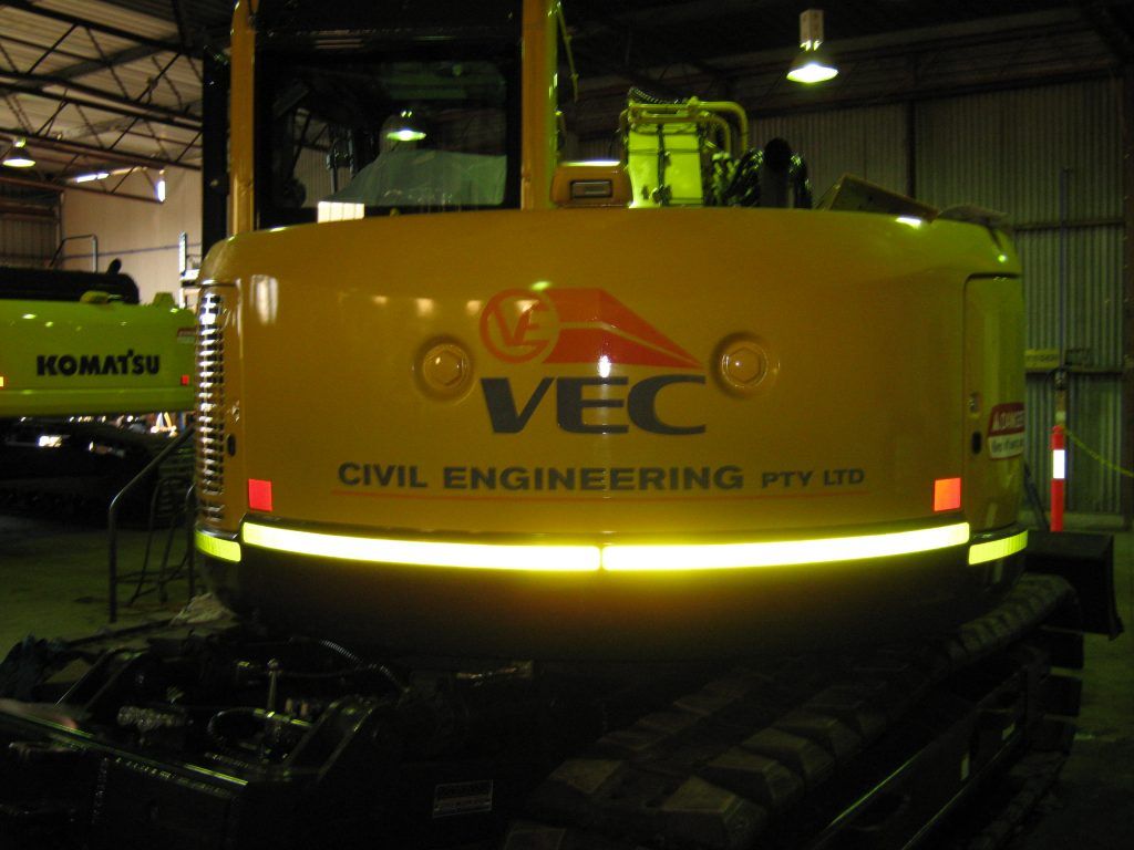 Safety Signage on truck