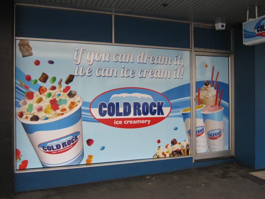 Cold Rock Shop Fronts