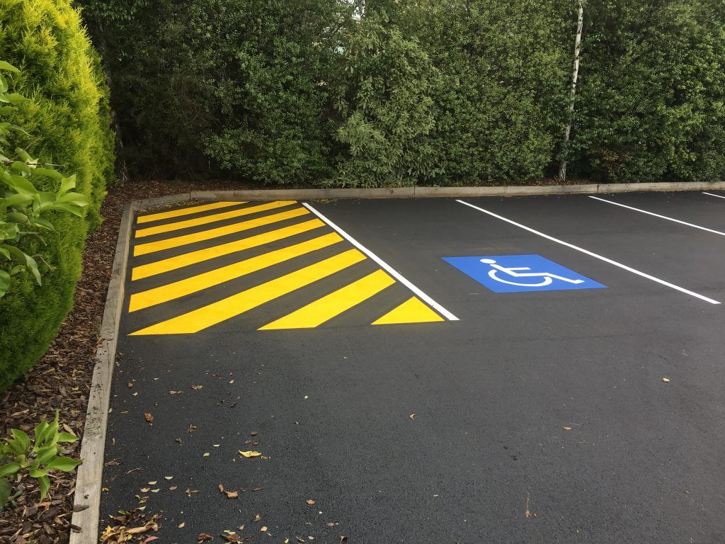 Handicapped Line Markings