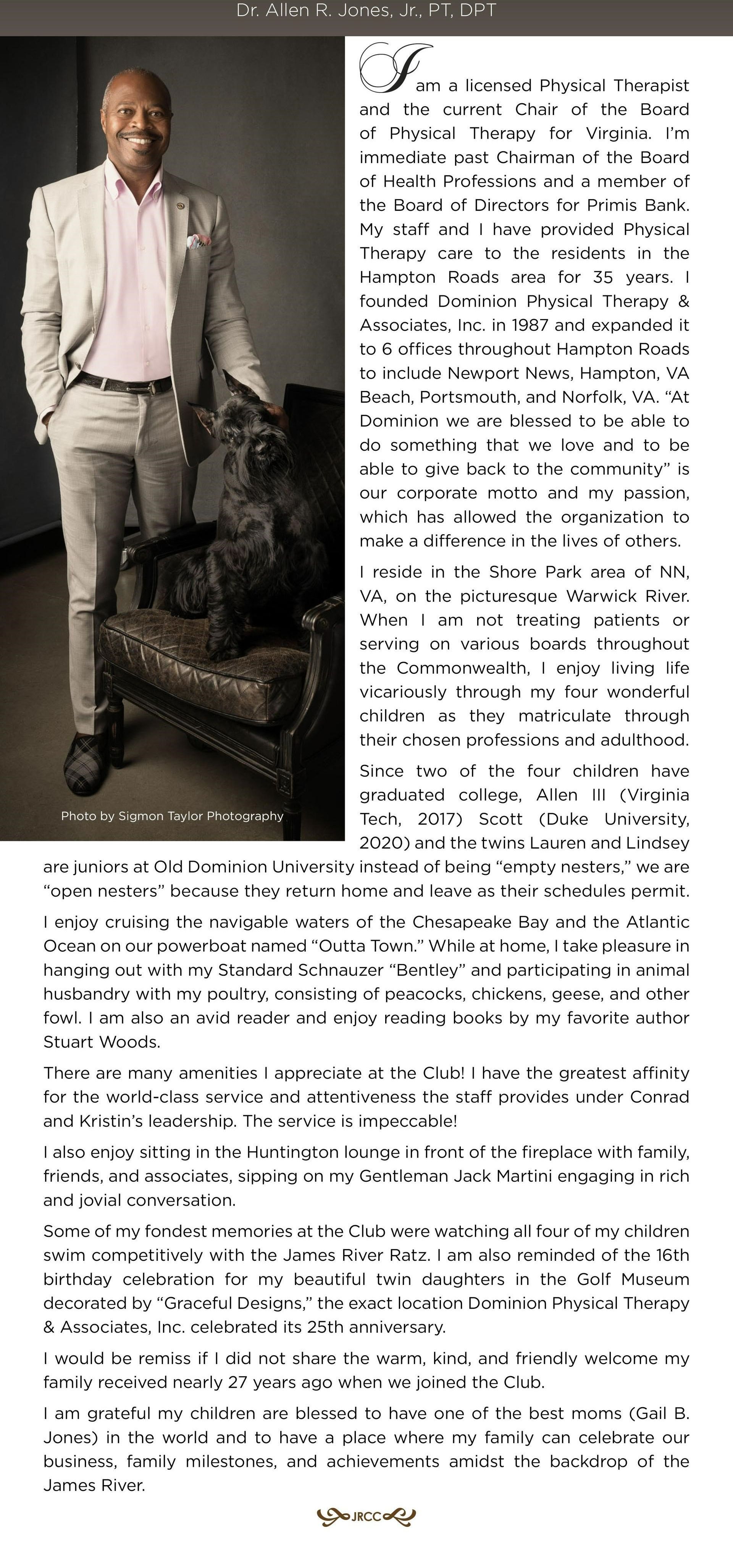 Dr. Allen R. Jones Jr.