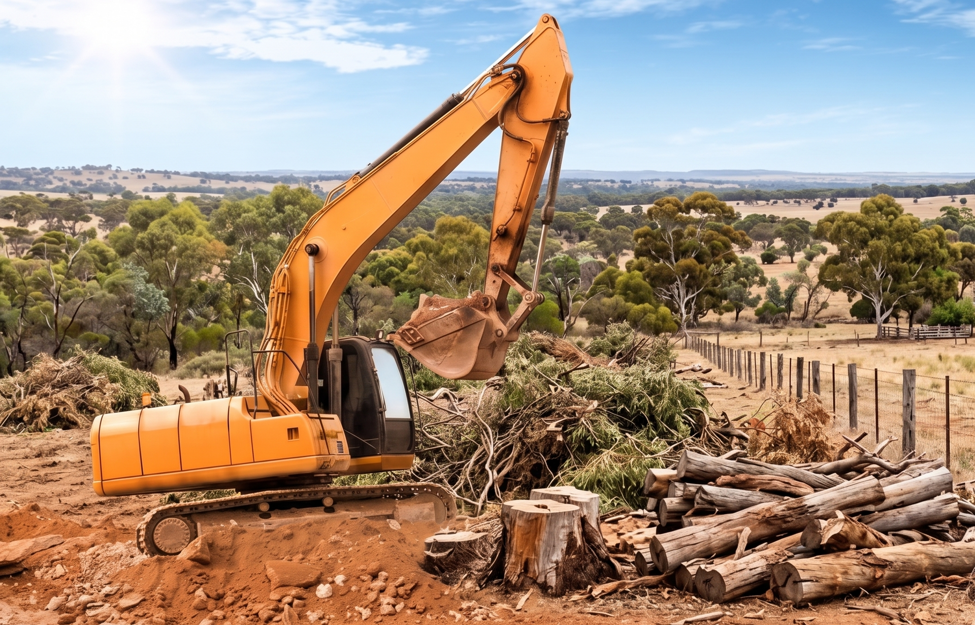 Land clearing and property clean ups