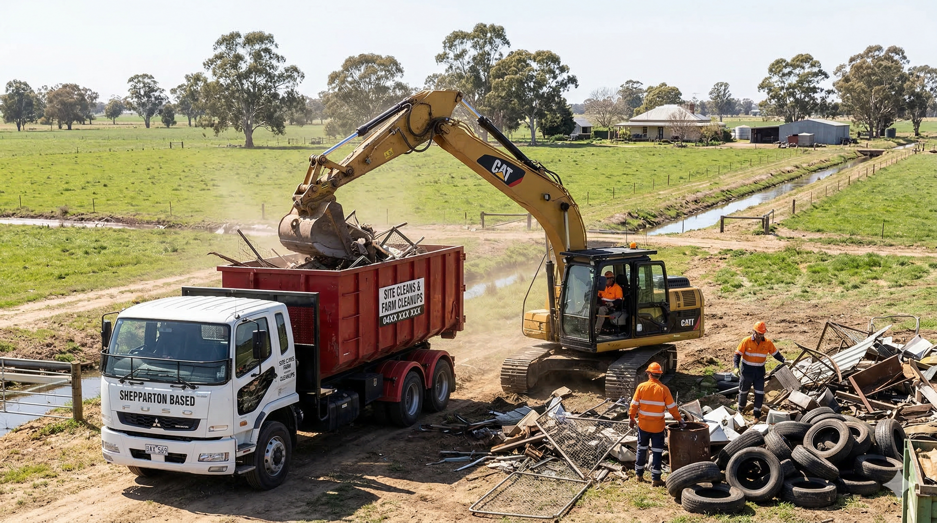 Excavator wet hire