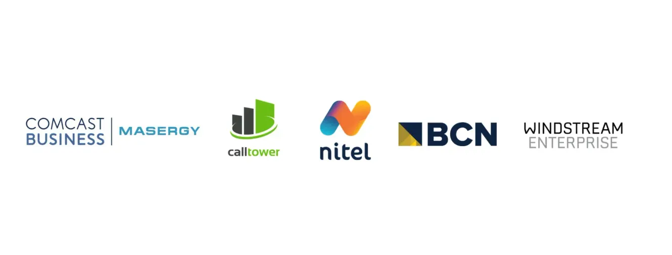 A row of logos on a white background including nltel and bcn