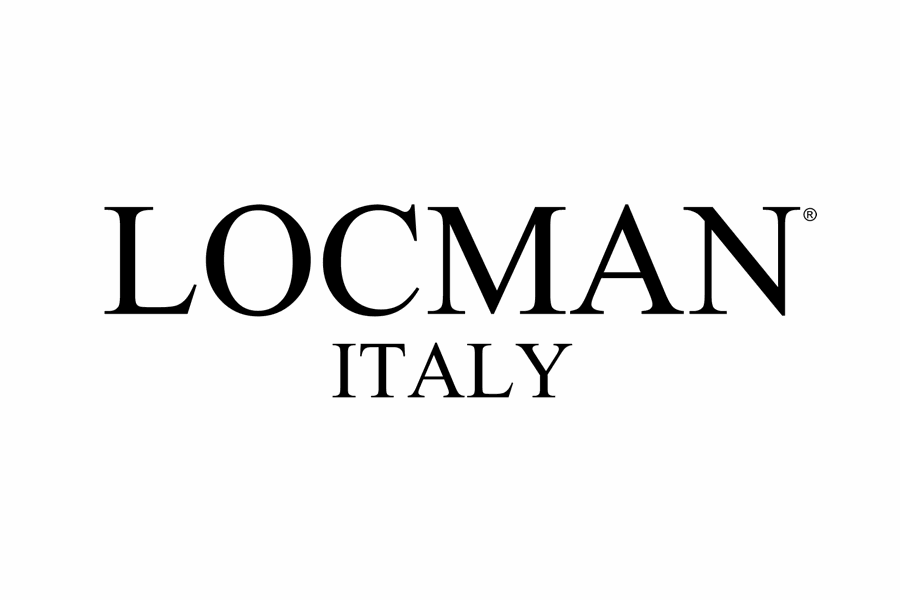 Logo LOCMAN Italia in testo nero.
