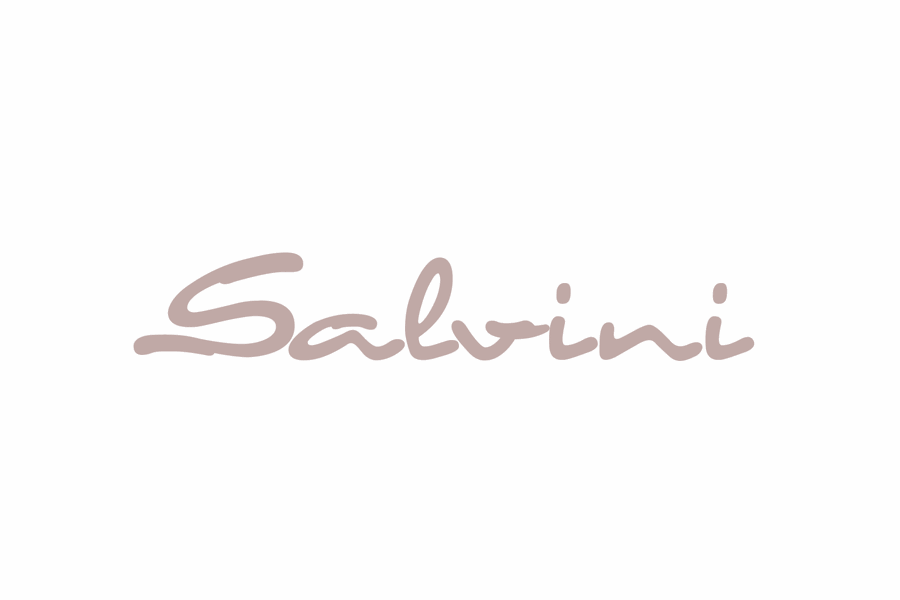 Logo Salvini in caratteri malva.