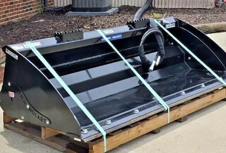 84” Hydrabucket cmp Hydra bucket for skid steer soil conditioner brothers equipment sales