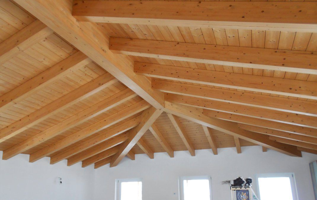 Edifici e tetti in legno