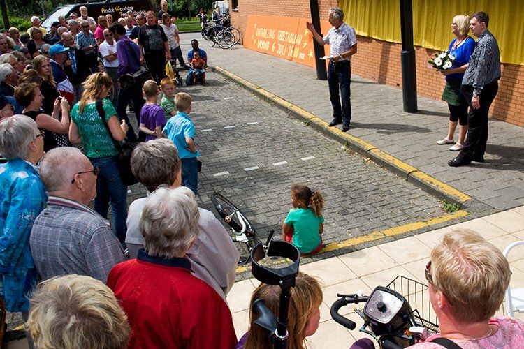 Tegeltableau Westeinde noorderblik Siska Alkema