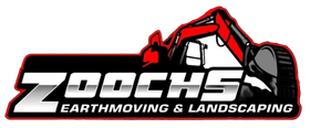 Company logo - Click to return home Zoochs Earthmoving and Landscaping