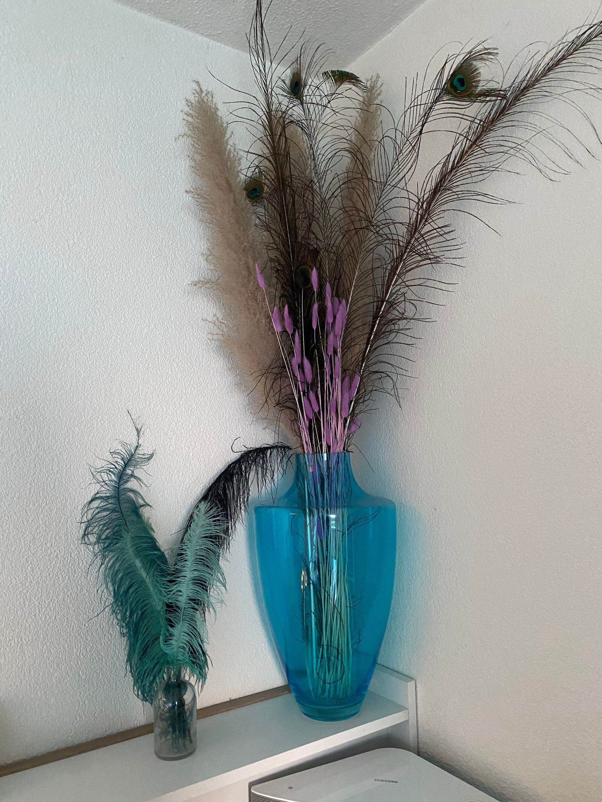 zachte veren op massage kamer