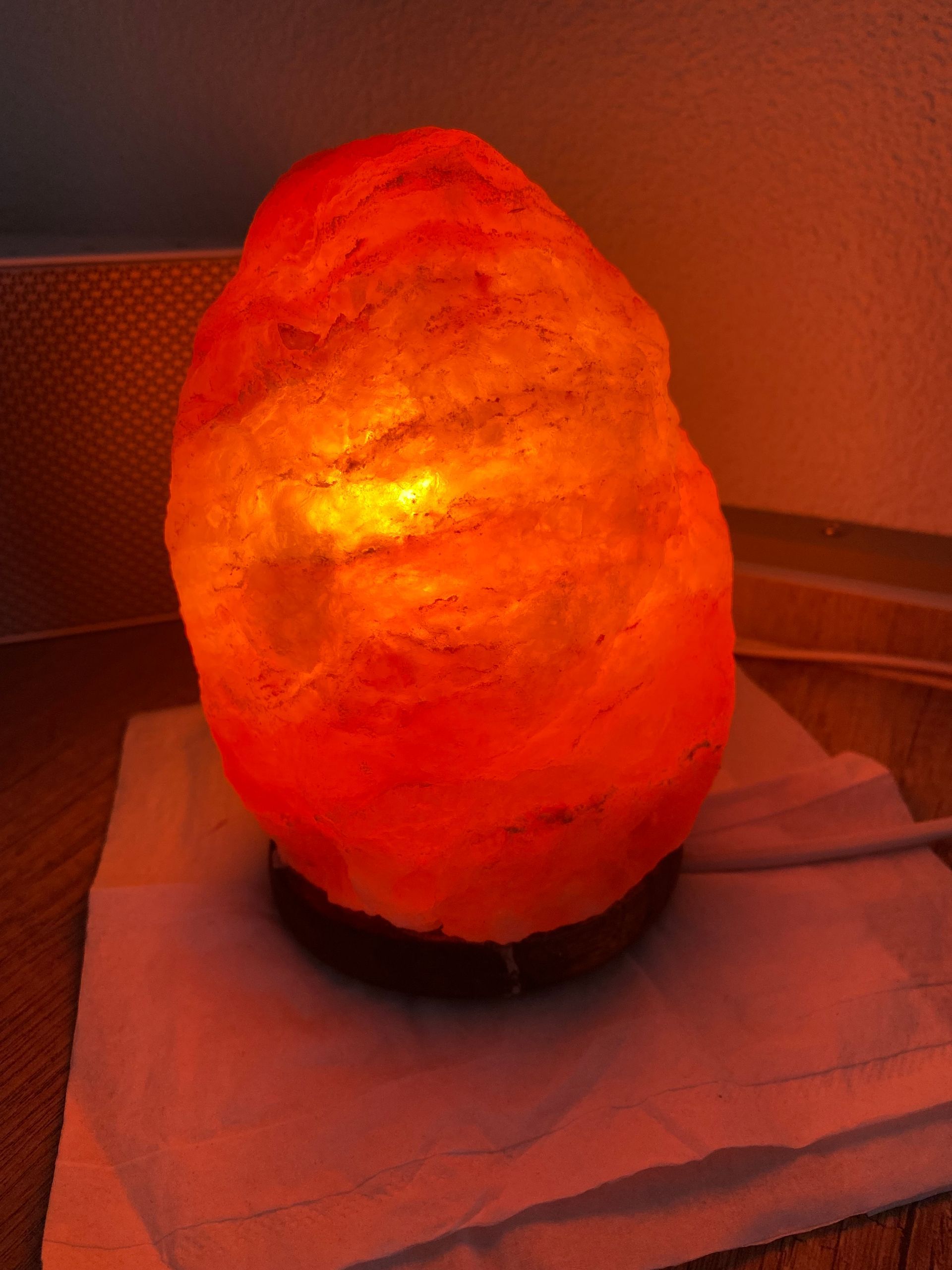 zoutlamp massage kamer