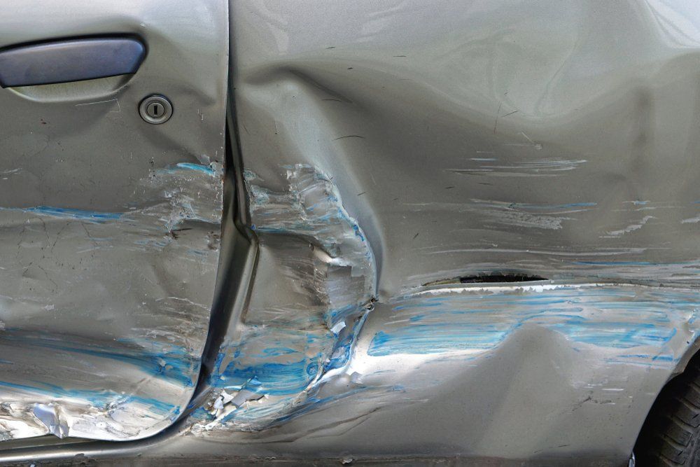 Damaged Car — SP Panel Beating in Currajong, QLD
