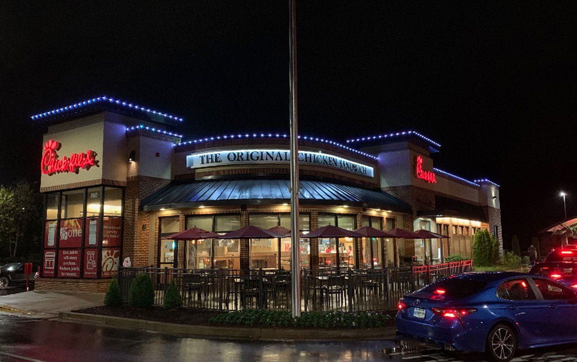 Expert outdoor lighting installation in St John Crown Point Northwest Indiana. Boost curb appeal professional LED lighting