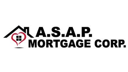 A logo for a company called a.s.a.p. mortgage corp.