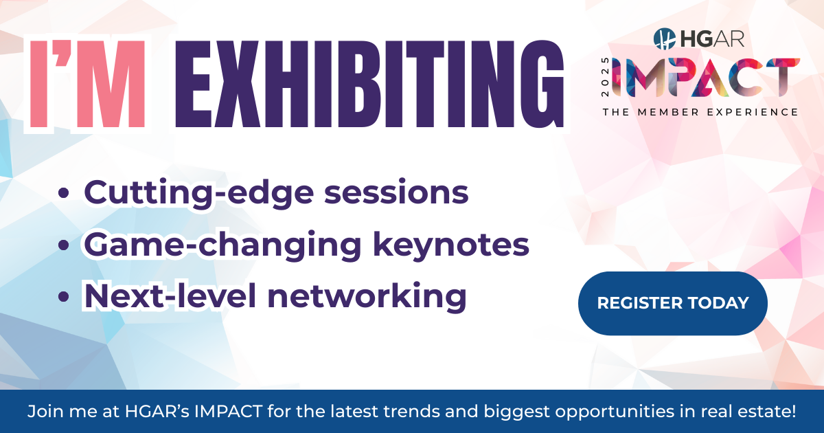Promotional graphic for Facebook for Exhibitors attending HGAR's event IMPACT: The Member Experience
