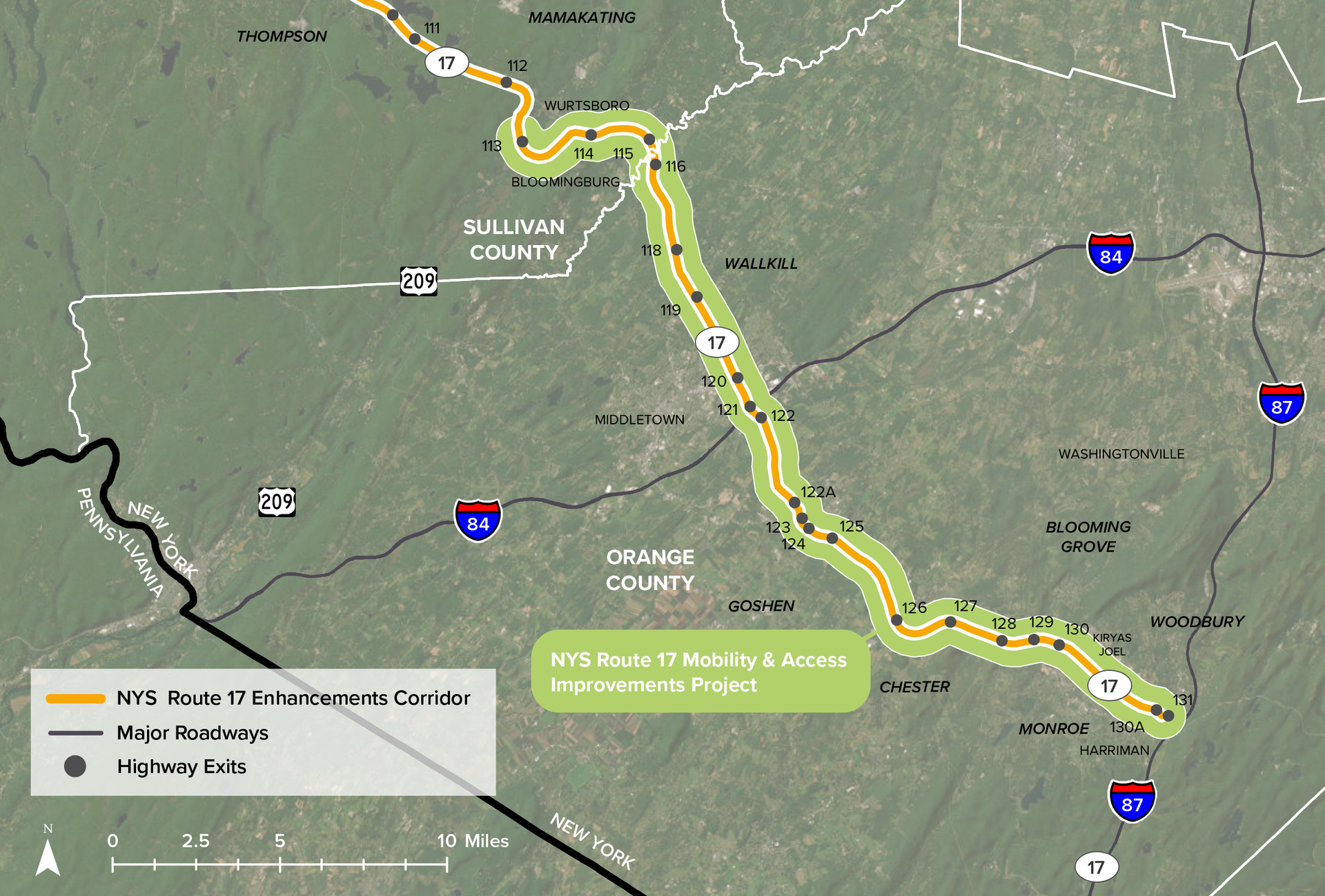 EXCLUSIVE: NYSDOT Spells Out Route 17 Expansion Study Construction Concepts in Federal Register Filing