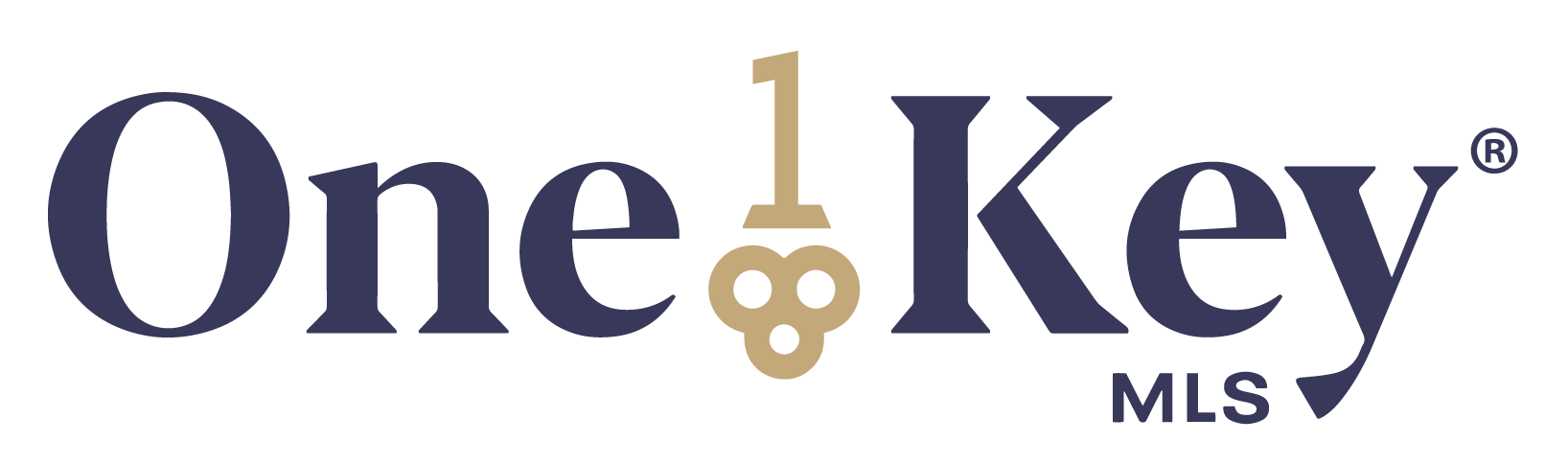 A logo for a company called one key mls