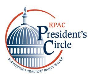 RPAC President's Circle logo with Capitol dome, red and blue circle, 