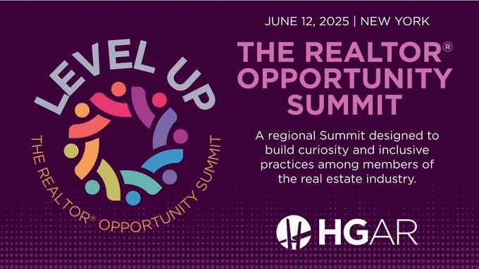 A poster for the realtor opportunity summit in new york