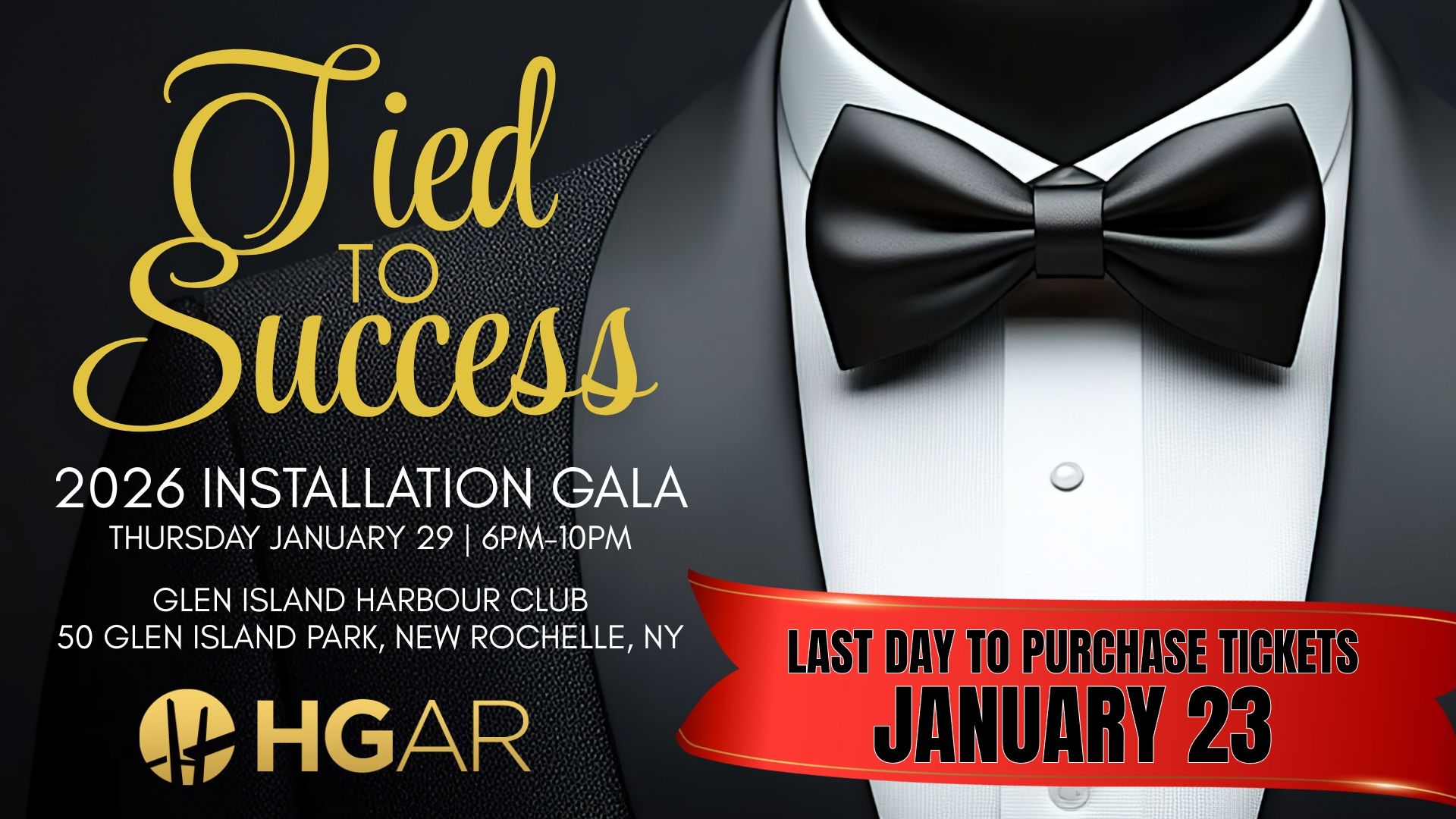 Formal invitation for the 2026 Installation Gala,