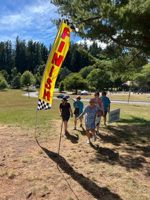 finish line at Fairhaven Park