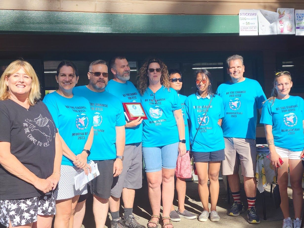 Be The change for Kyle Memorial Race winners