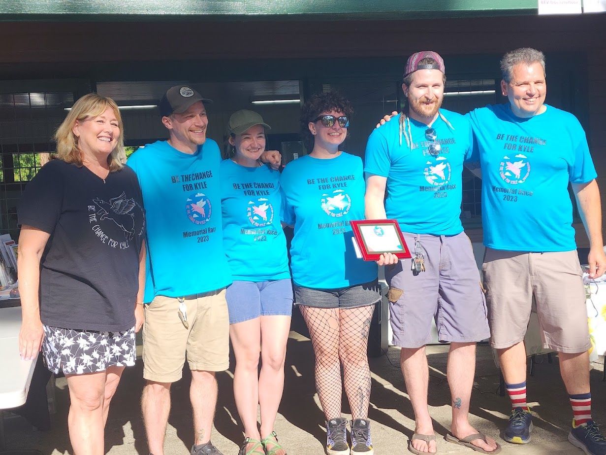 Be The change for Kyle Memorial Race winners