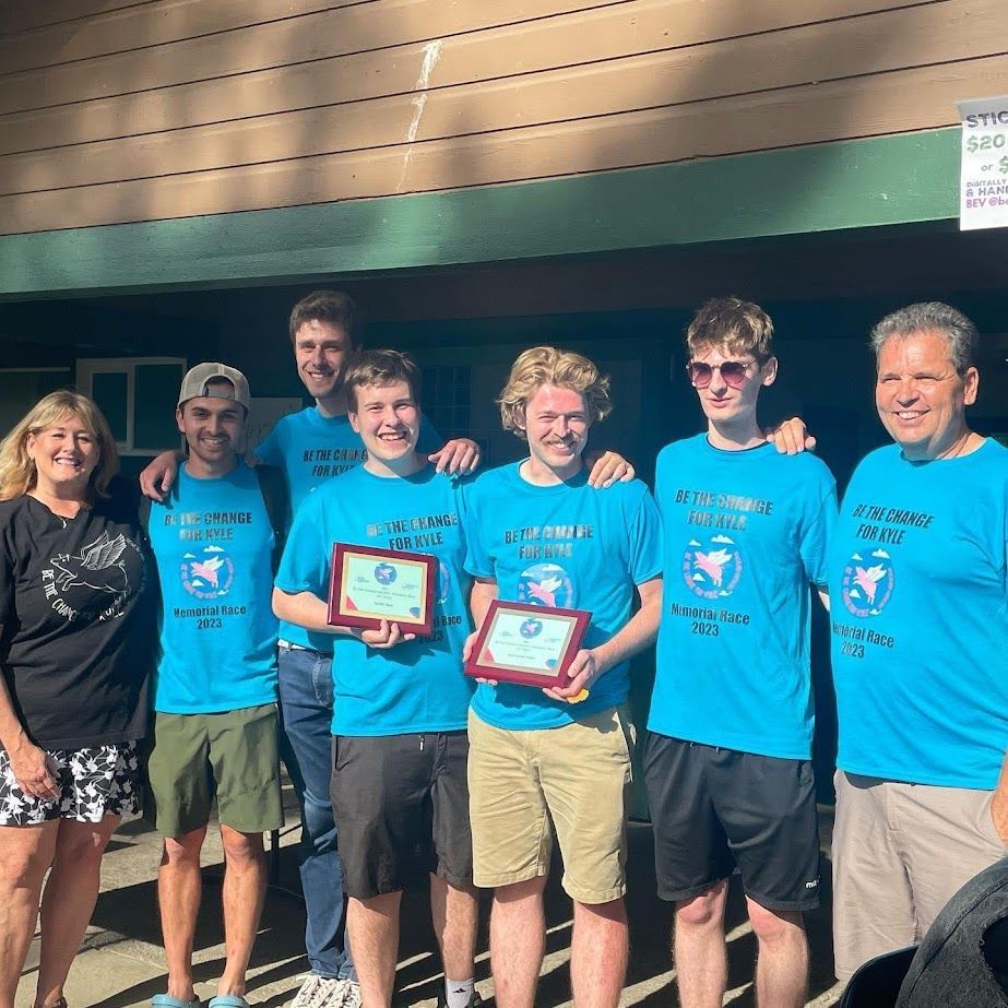Be The change for Kyle Memorial Race winners