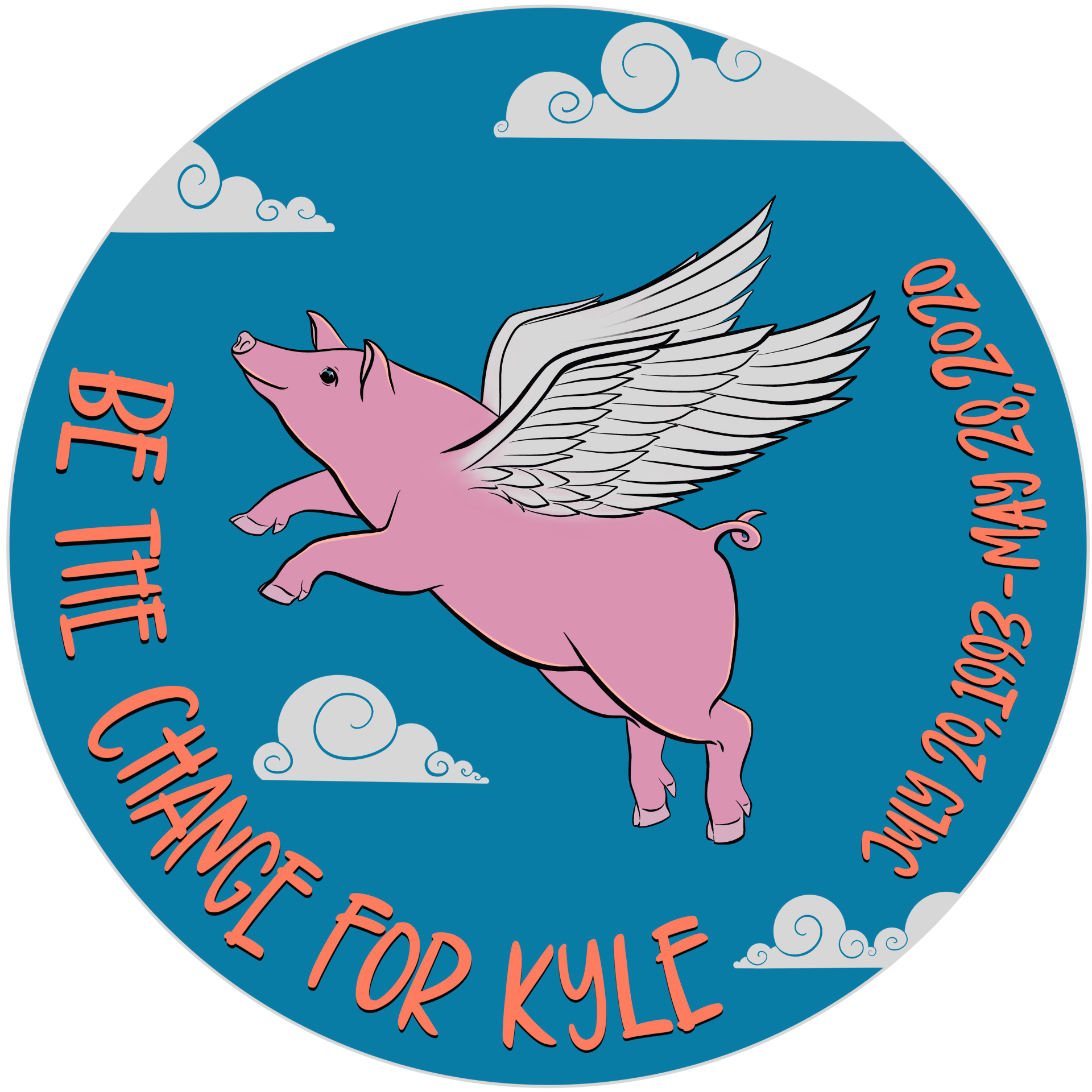 Flying pig logo