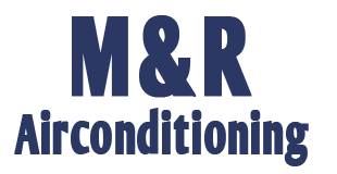 m and r air conditioning logo