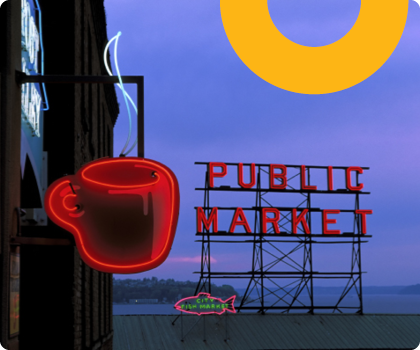 Photo of the Seattle Pike Place Market