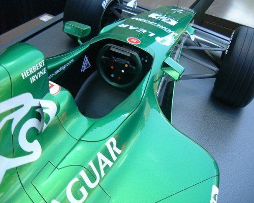Jaguar racing car model