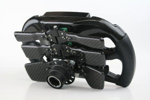 Racing car steering wheel model
