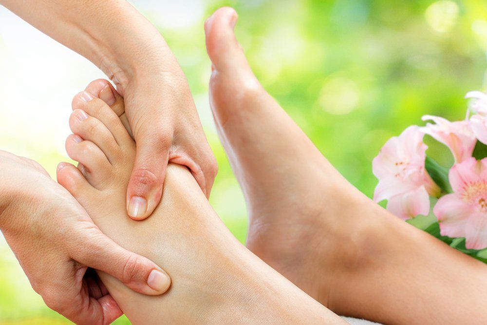 Fuß-Reflex-Massage