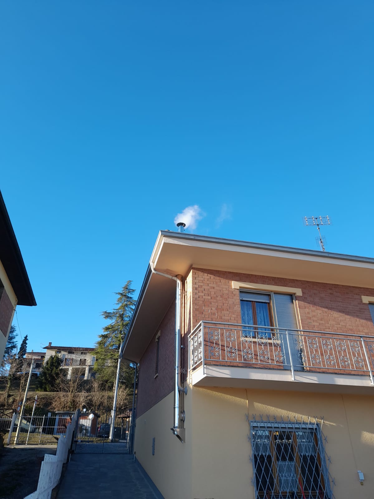 pulizia di una canna fumaria