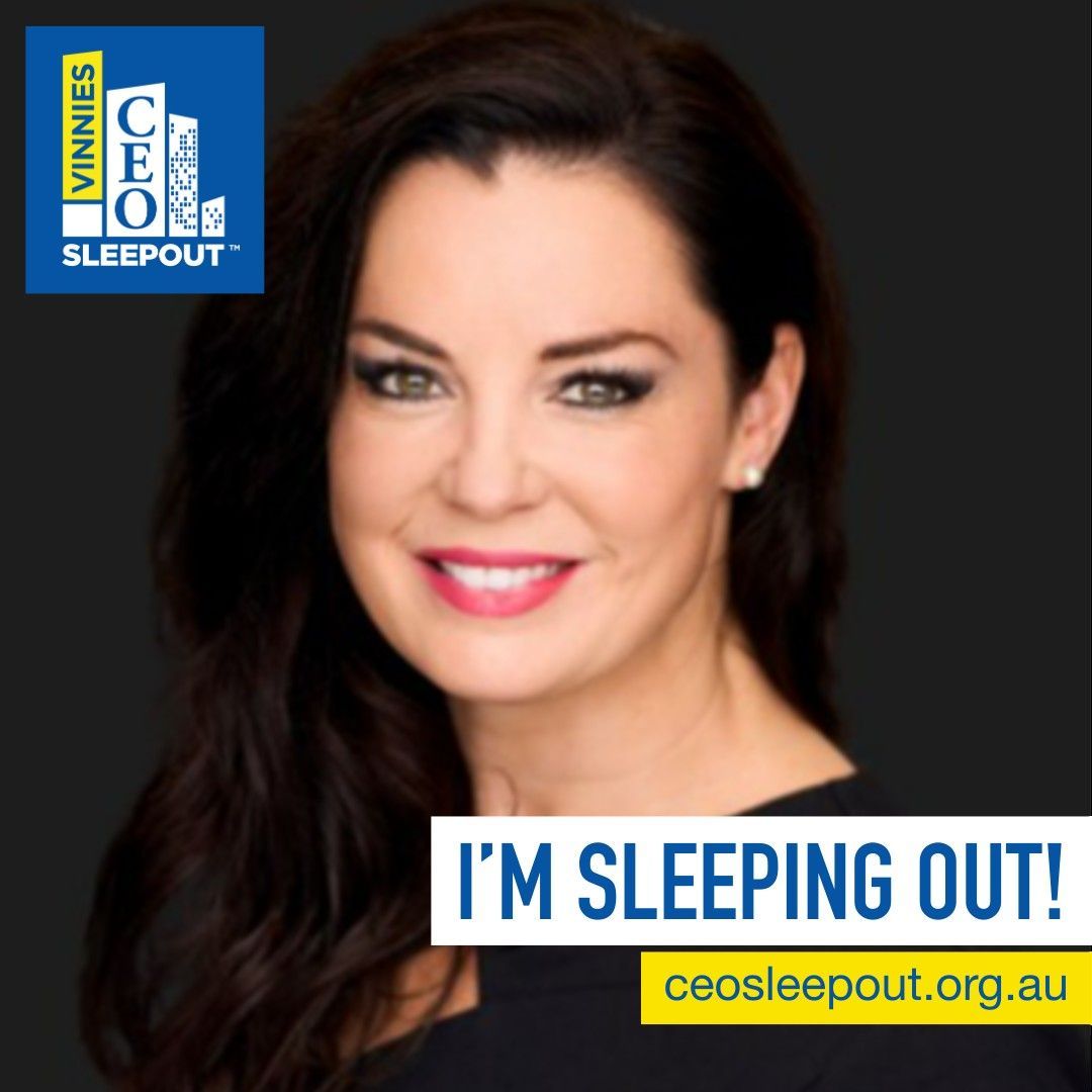 Kelliann, Director taking part in Vinnies CEO Sleepout 2026