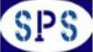 Blue and white SPS logo in an oval, inside a dark blue rectangle.