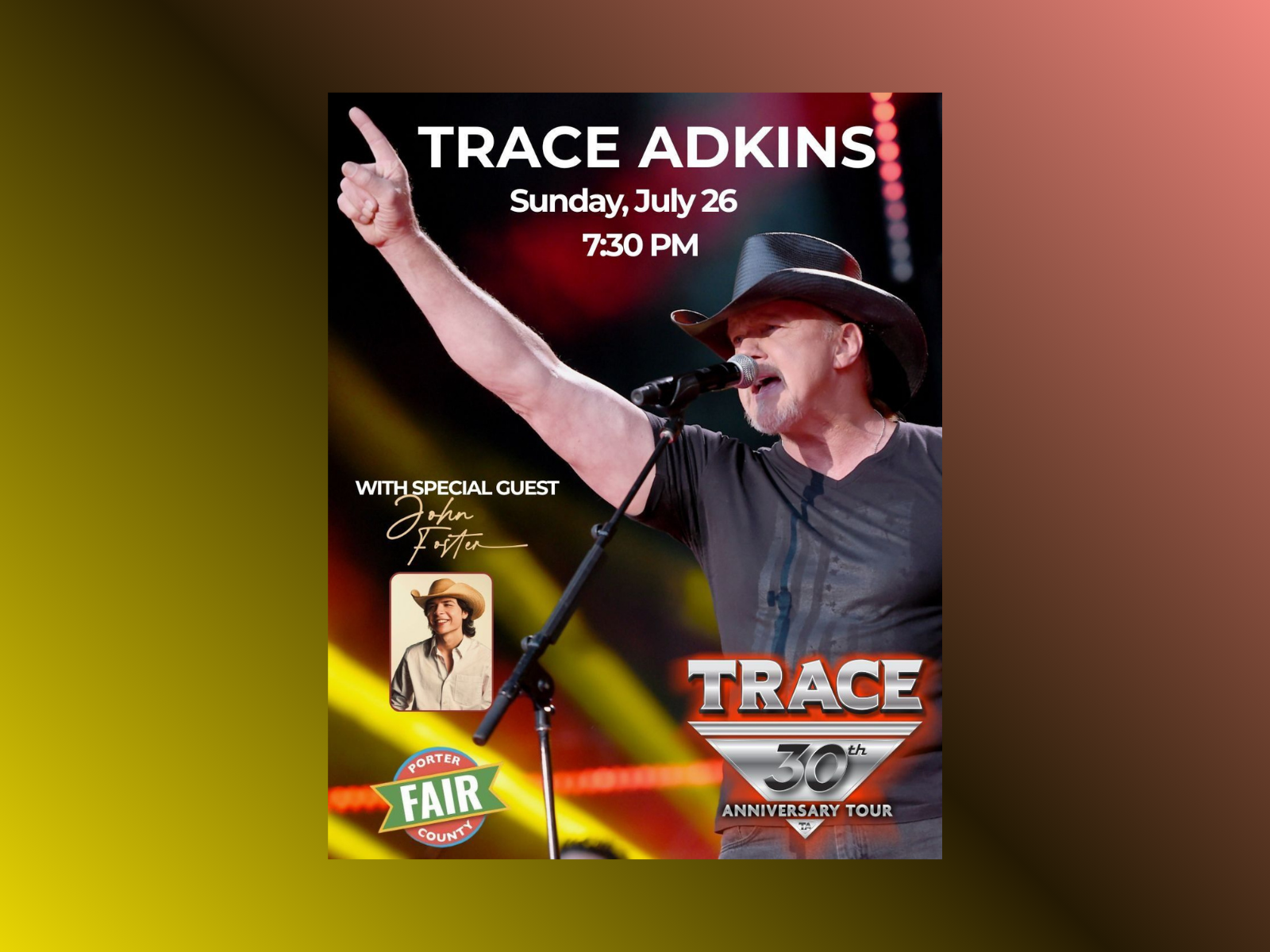 <p class="rteBlock">Trace Adkins w/John Foster</p>